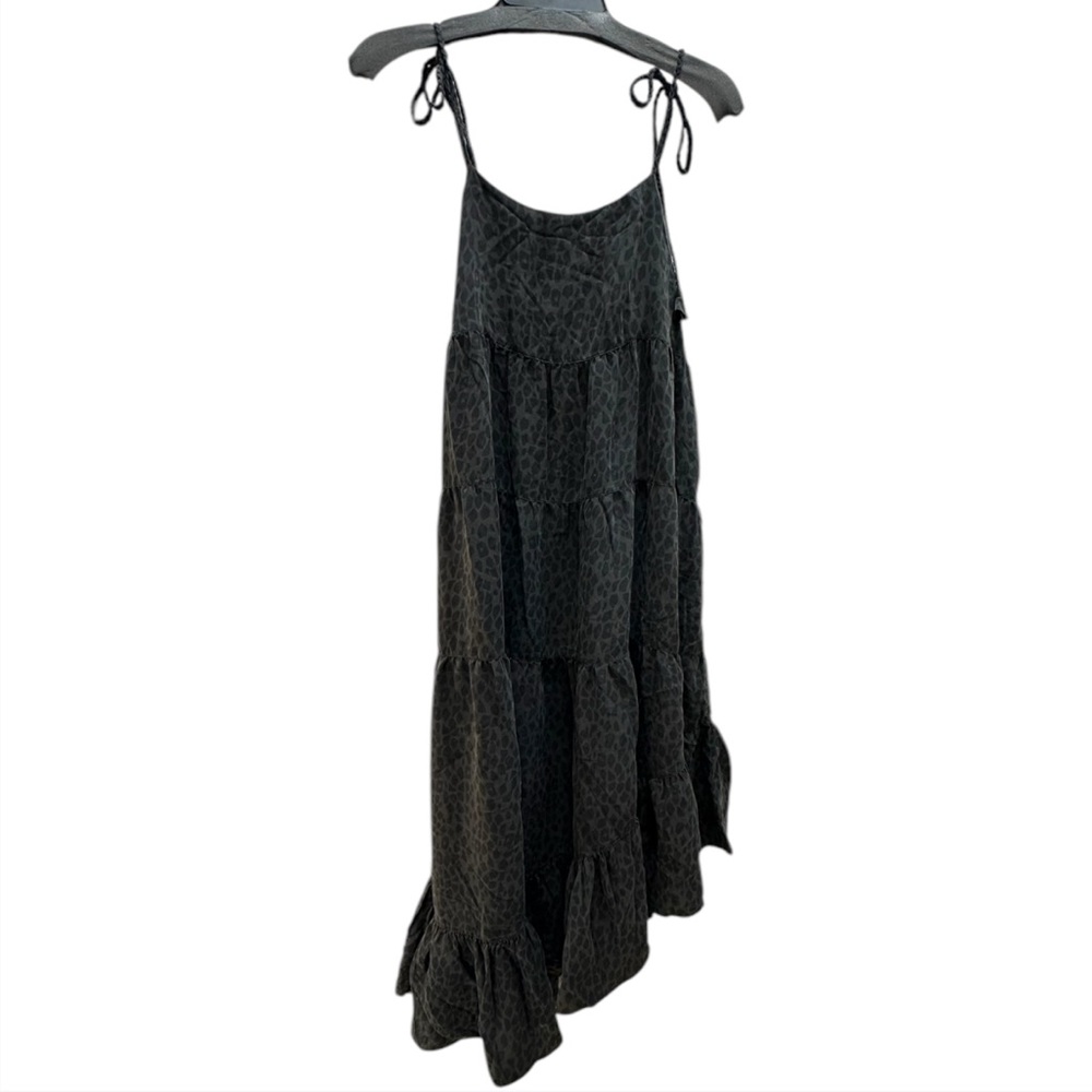 UNSUBSCRIBED 100% Silk Animal Print Dress